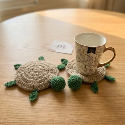 Crochet turtle cup holder (Pack of 2)
